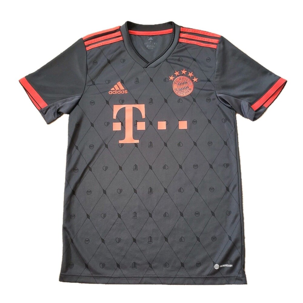 Adidas FC Bayern Munchen Small Mens Authentic Football Jersey Munich Soccer